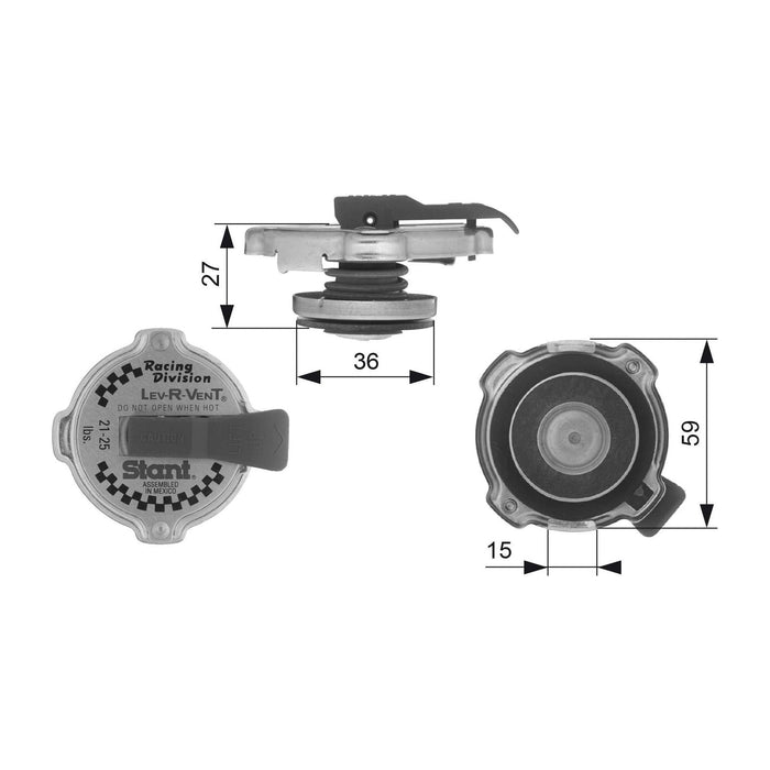 Gates Radiator Cap RC10382