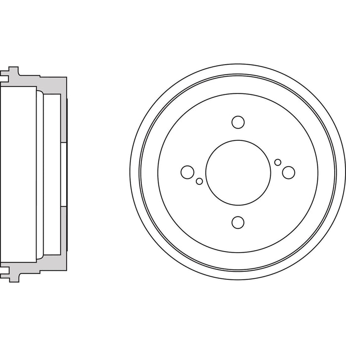 Apec Brake Drum Rear Fits Toyota Yaris