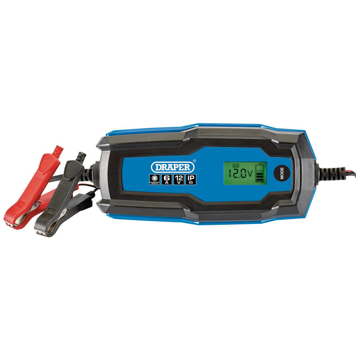 Draper 6/12V Smart Charger and Battery Maintainer, 6A 53490 Draper  - Dynamic Drive