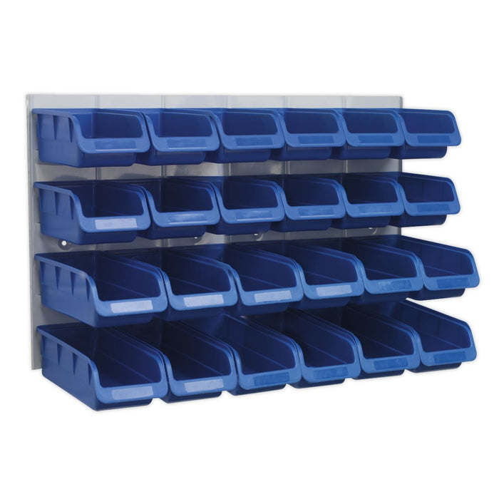 Sealey Bin & Panel Combination 24 Bins Blue TPS131