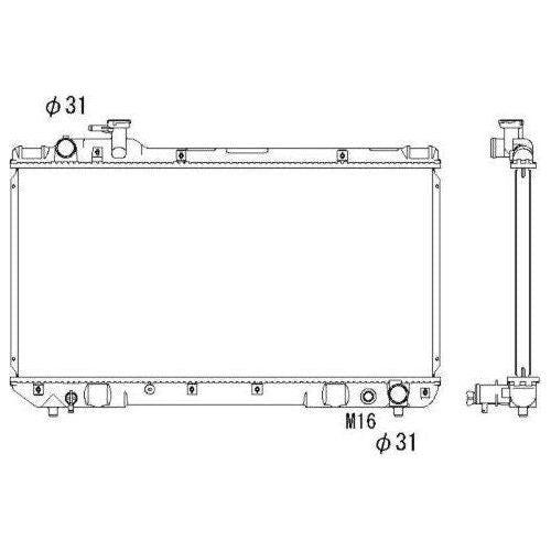 NRF Radiator 503988