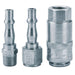 Draper 1/4" PCL BSP Air Line Coupling Set (3 Piece) 37844 Draper  - Dynamic Drive