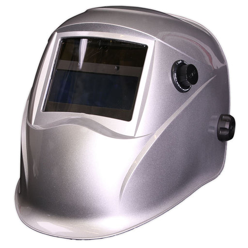 Sealey Welding Helmet Auto Darkening Shade 9-13 Silver PWH613 Sealey  - Dynamic Drive