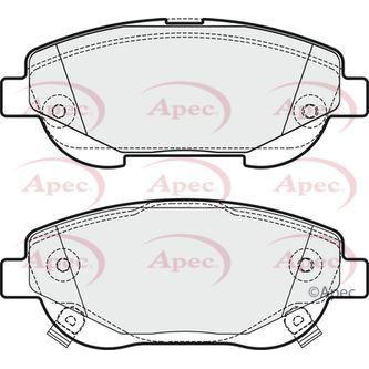 Apec Brake Pads Front Fits Toyota Avensis Estate 2.2 D-4D02/09 - 10/18;