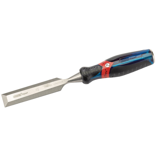 Draper Soft Grip Pound Thru Bevel Edge Wood Chisel, 25 x 140mm 24408 Draper  - Dynamic Drive