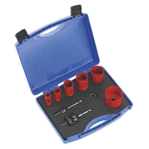 Sealey Hole-Saw Kit Plumber'S 9Pc Sealey  - Dynamic Drive