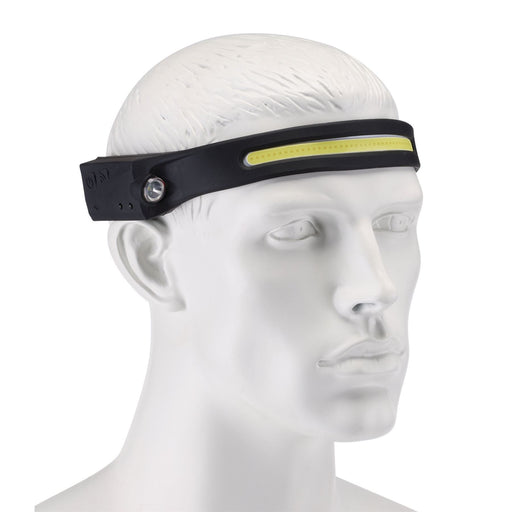 Draper COB LED Rechargeable 2-in-1 Head Torch with Wave Sensor, 3W, USB-C Cable Draper  - Dynamic Drive