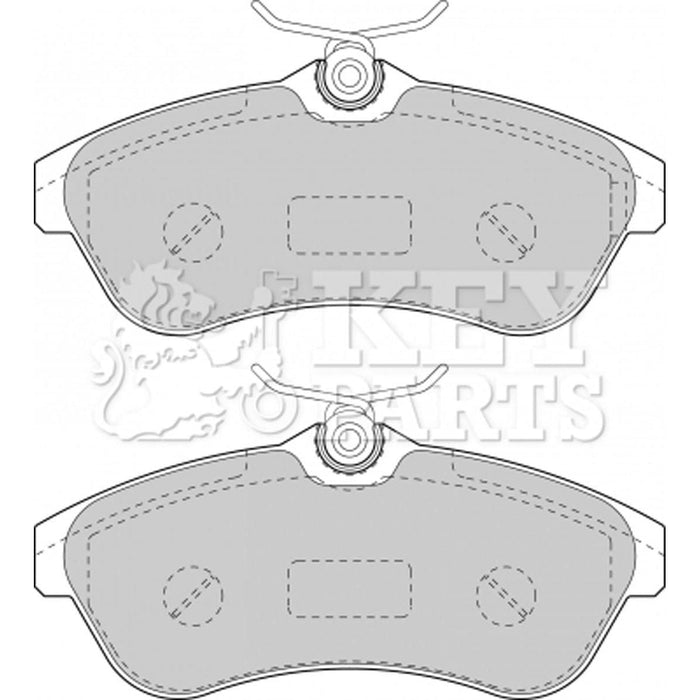 Genuine Key Parts KBP1735 Front Brake Pads (Lucas-Girling)