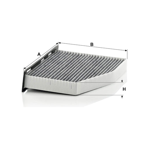 Genuine Mann Cabin Air Filter for Audi VW RHD with A/C 03- CUK2939/1 Mann & Hummel  - Dynamic Drive