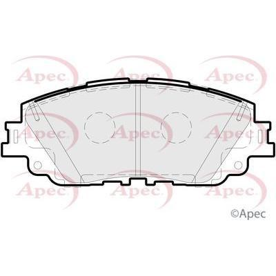 Apec Brake Pads Front Fits Lexus Es 20010/18 -;Lexus Ux -;Toyota Avalon