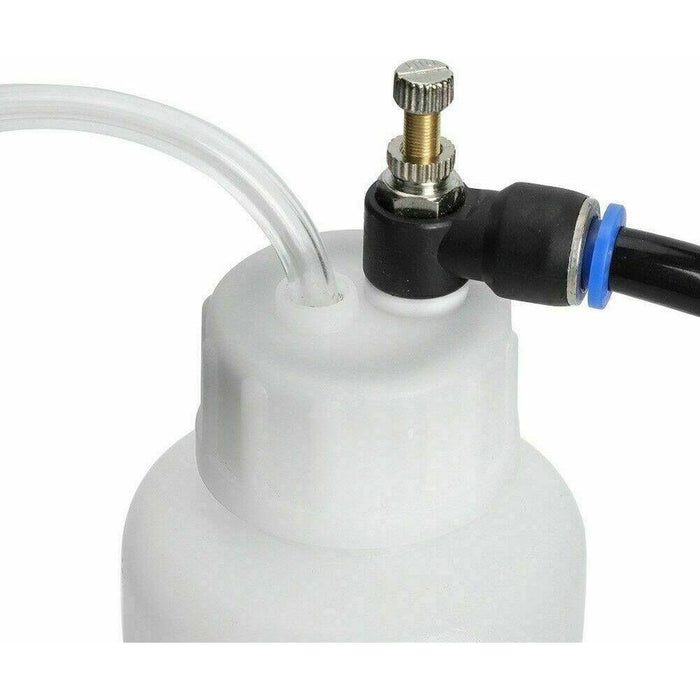 Car Brake Bleeding & Clutch Fluid Bleeder Kit Vacuum Tool Pump 500ml Air Powered