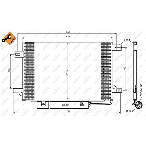 NRF Condenser 35758 NRF  - Dynamic Drive