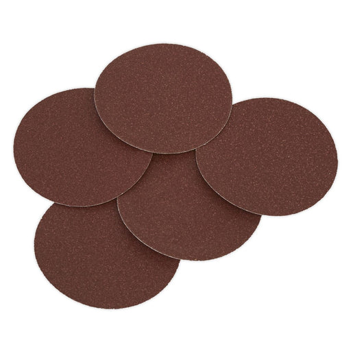 Sanding Disc 125Mm 80Grit Adhesive Backed Pack Sealey  - Dynamic Drive