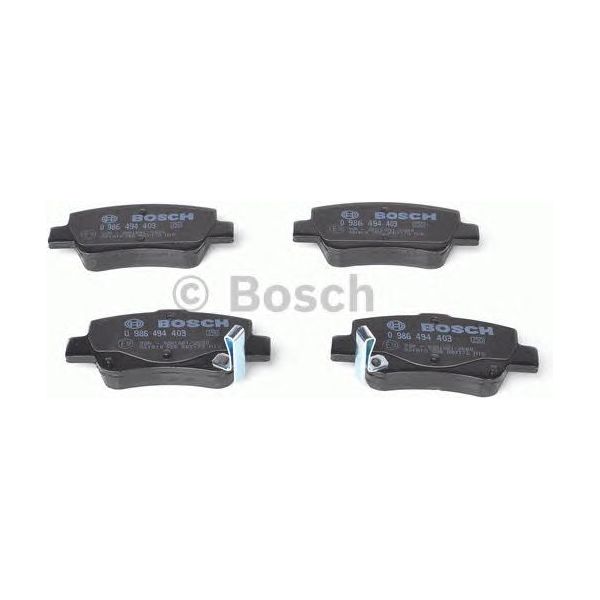 Genuine Bosch Brake Pad Set Bp1327 fits Toyota Avensis VVTi - 1.8 - 08-18 098649