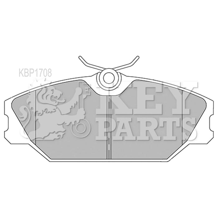 Genuine Key Parts KBP1708 Front Brake Pads (Lucas-Girling)