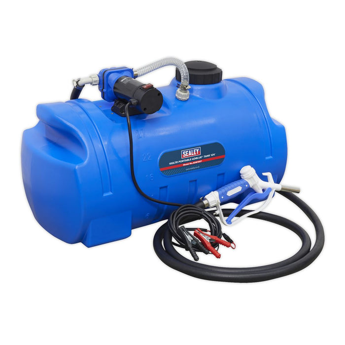 Sealey 100L Portable AdBlue Tank 12V ADB100T Sealey  - Dynamic Drive