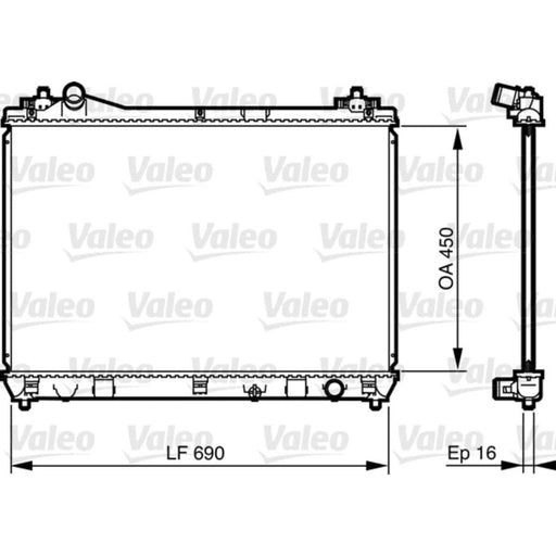 Genuine Valeo fits Radiator Ford Fiesta fits Iveco 1.3 I Valeo  - Dynamic Drive