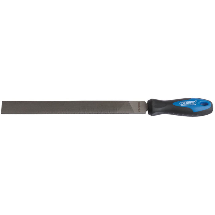 Draper Soft Grip Engineer's Hand File and Handle, 250mm 00007 Draper  - Dynamic Drive