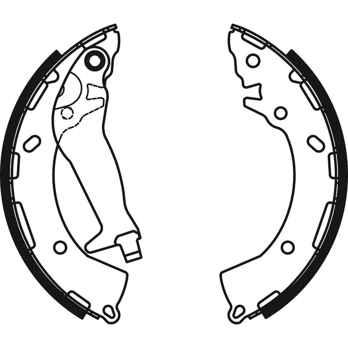 Apec Brake Shoe Rear Fits Hyundai I10 I20