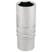 Draper HI-TORQ 6 Point Deep Socket, 3/8" Sq. Dr., 18mm 17545 Draper  - Dynamic Drive