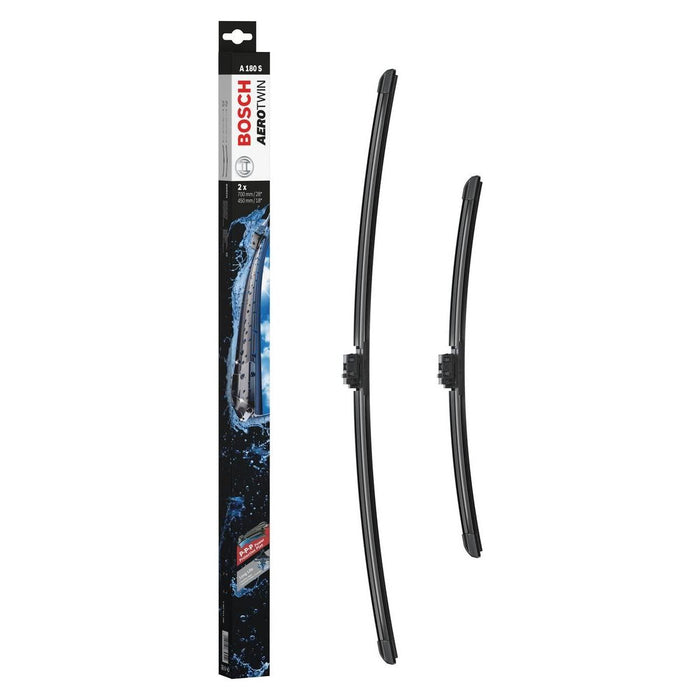 Bosch Front Windscreen Wiper Blades Set A180S GENUINE BOSCH