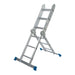 Silverline Multipurpose Ladder with Platform 3.6m 12-Tread Silverline  - Dynamic Drive