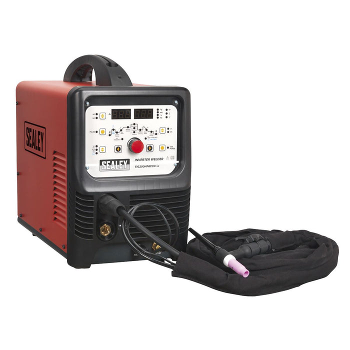 Sealey TIG/mmA HF AC/DC Inverter Welder 200A 230V TIG200HFACDC Sealey  - Dynamic Drive