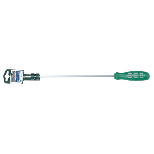 Draper Long Reach Mechanic's/Engineers PZ Type Screwdriver, No.1 x 250mm 55508 Draper  - Dynamic Drive