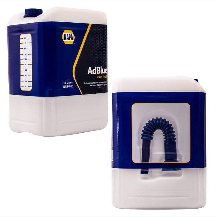 Adblue Ad Blue 10L Litre Diesel Car Truck Van Commercial Integrated Spout Napa  - Dynamic Drive