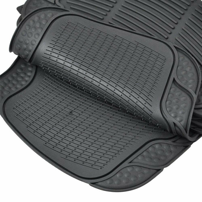 SS3601 UKB4C 4 Piece Heavy Duty Rubber All Terran Tray Style Car Van Mat Set Streetwize  - Dynamic Drive