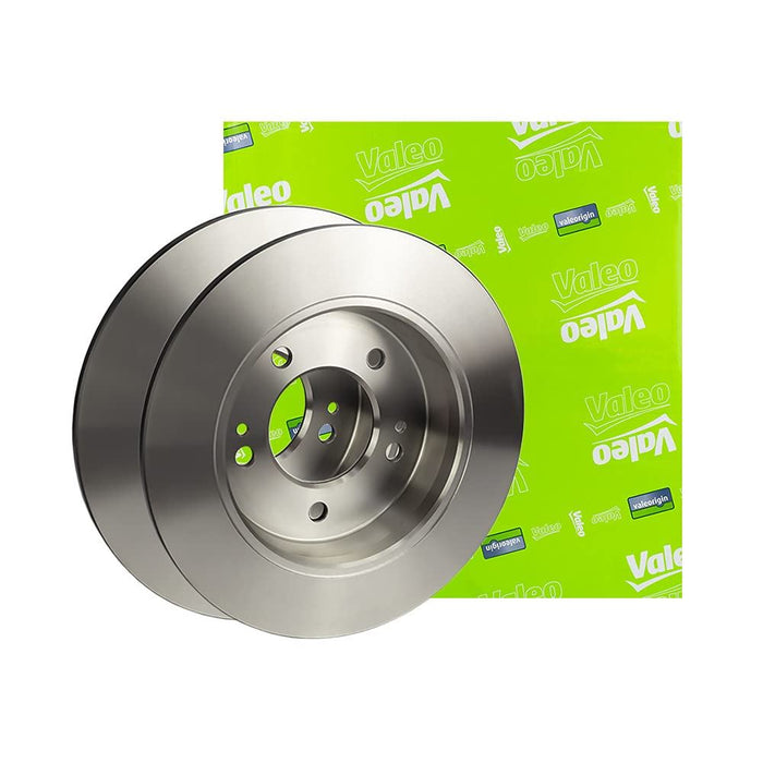 Genuine Valeo Brake Disc X1 Fits Daci Sandero Ii Rear Valeo  - Dynamic Drive