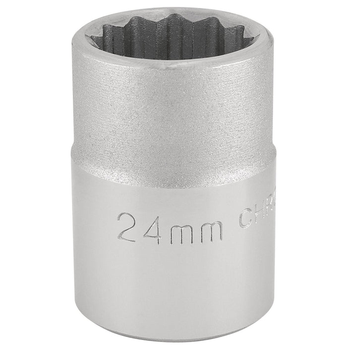 Draper 12 Point Socket, 3/4" Sq. Dr., 24mm 16692 Draper  - Dynamic Drive