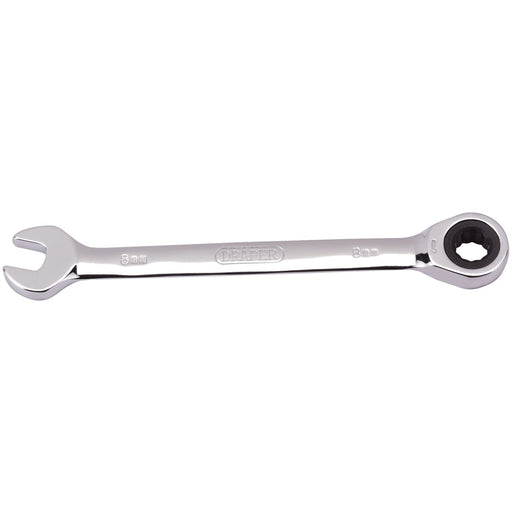 Draper Metric Ratcheting Combination Spanner, 8mm 31005 Draper  - Dynamic Drive