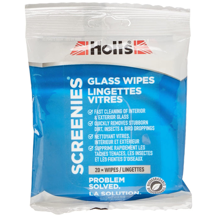 Holts Screenies Car Glass Wipes - Pack of 20 Holts  - Dynamic Drive