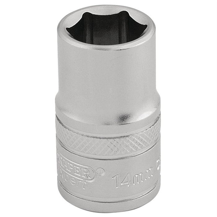 Draper 6 Point Metric Socket, 1/2" Sq. Dr., 14mm 16604 Draper  - Dynamic Drive