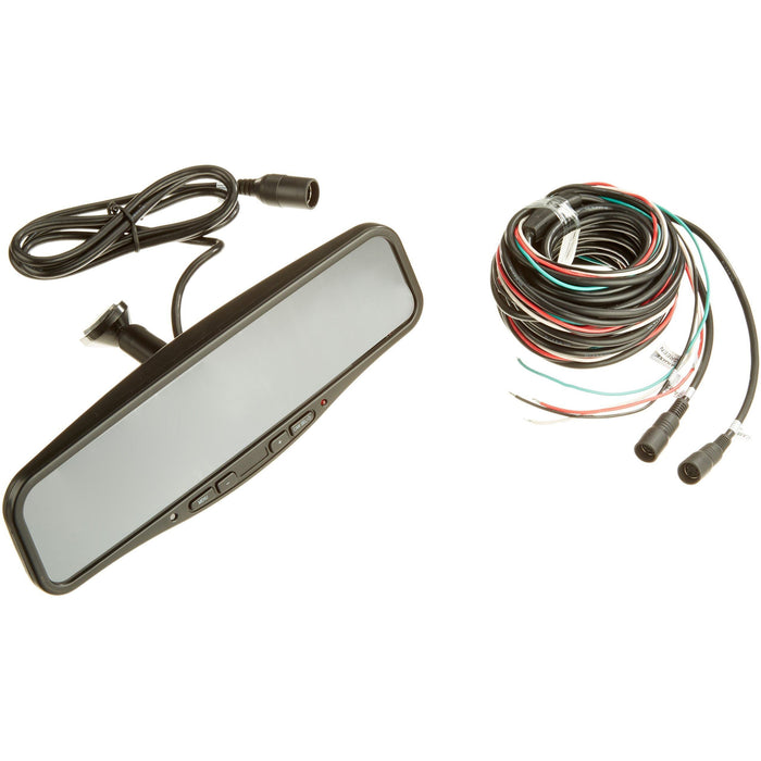 Ring Automotive RBGM42 Rear View Mirror with TFT Colour Monitor, 4.2-inch