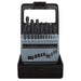 Sealey 19pc 1-10mm HSS Roll Forged Drill Bit Set in Storage Case Metal Steel Sealey  - Dynamic Drive