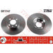 Genuine TRW Brake Disc (Pair) DF1747 TRW  - Dynamic Drive