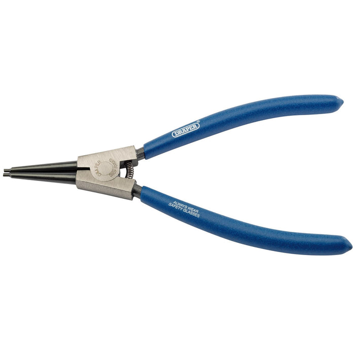 Draper Straight Tip External Circlip Pliers, 210mm 56423