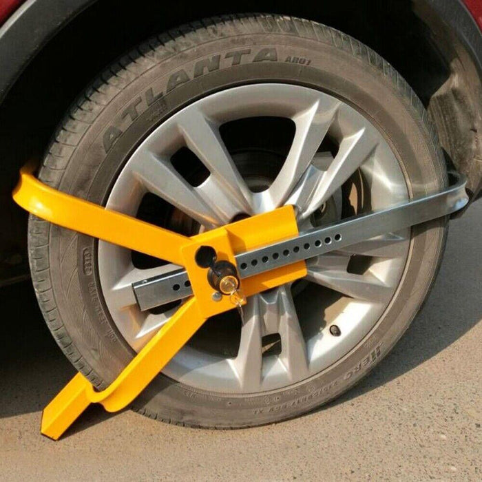 13" - 17" Car Van Trailer & Caravan Security Anti Theft Wheel Clamp Lock Streetwize  - Dynamic Drive