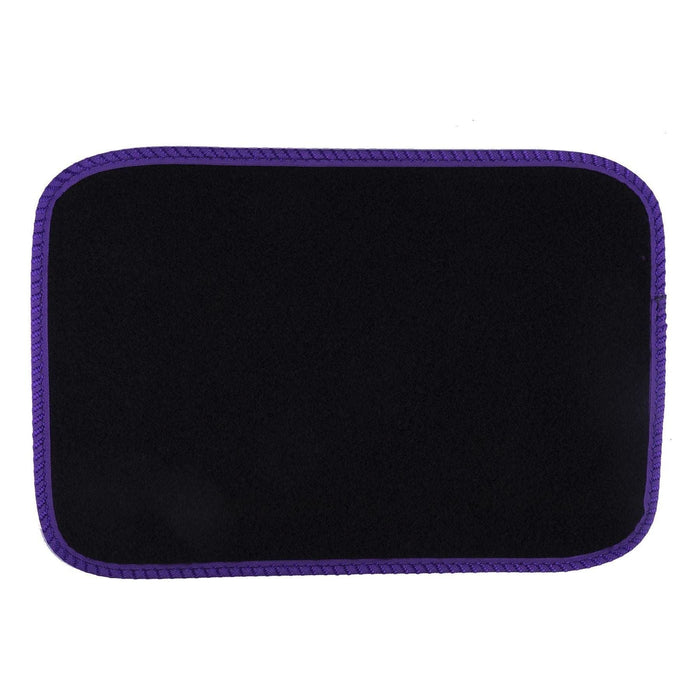 Tailored Purple Trim Carpet Mats fits for Audi A4 06-08 + Clips 2006 2007 2008 Town Parts  - Dynamic Drive