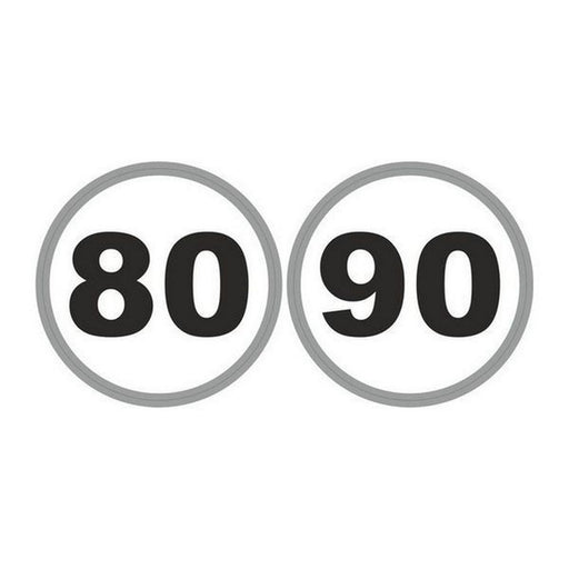 French Speed Limit Stickers 80/90kmh for Caravans and Motorhomes Nova  - Dynamic Drive