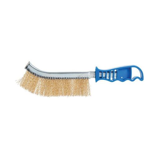 Silverline Brassed Wire Brush Brass Silverline  - Dynamic Drive