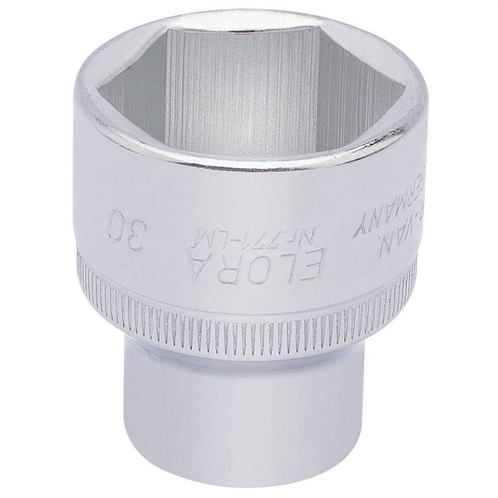 Draper Elora Hexagon Socket, 1/2" Sq. Dr., 30mm 15320 Draper  - Dynamic Drive