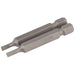 Draper Plain Slot Insert Bit, 3mm, 1/4" Hex, 50mm Long (Pack of 2) 64088 Draper  - Dynamic Drive