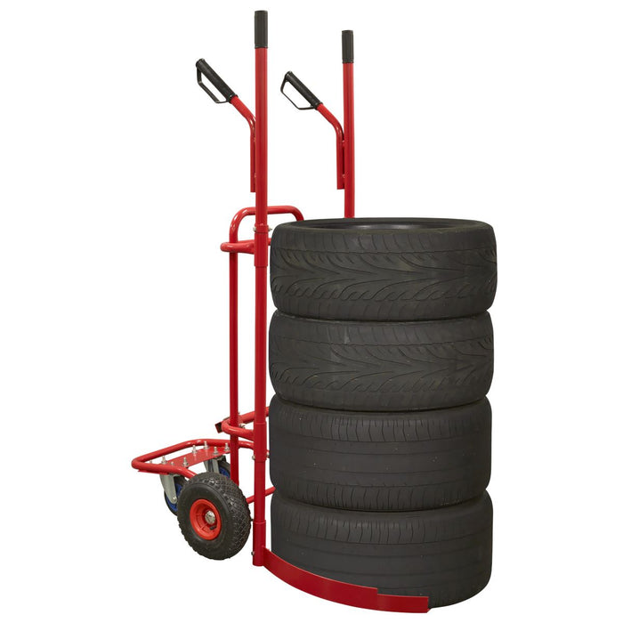 Sealey 100kg Capacity - Tyre Trolley TH003 Sealey  - Dynamic Drive