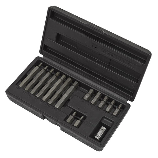 Sealey Hex Bit & Holder Set 15pc Metric S0533 Siegen by Sealey  - Dynamic Drive