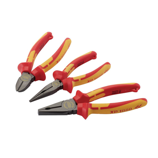 Draper XP1000 VDE Pliers Set, Tethered (3 Piece) 99070 Draper  - Dynamic Drive