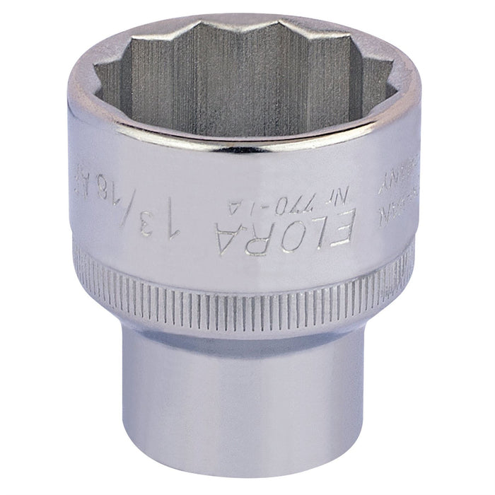 Draper Elora Bi-Hexagon Socket, 1/2" Sq. Dr., 1.3/16" 24509