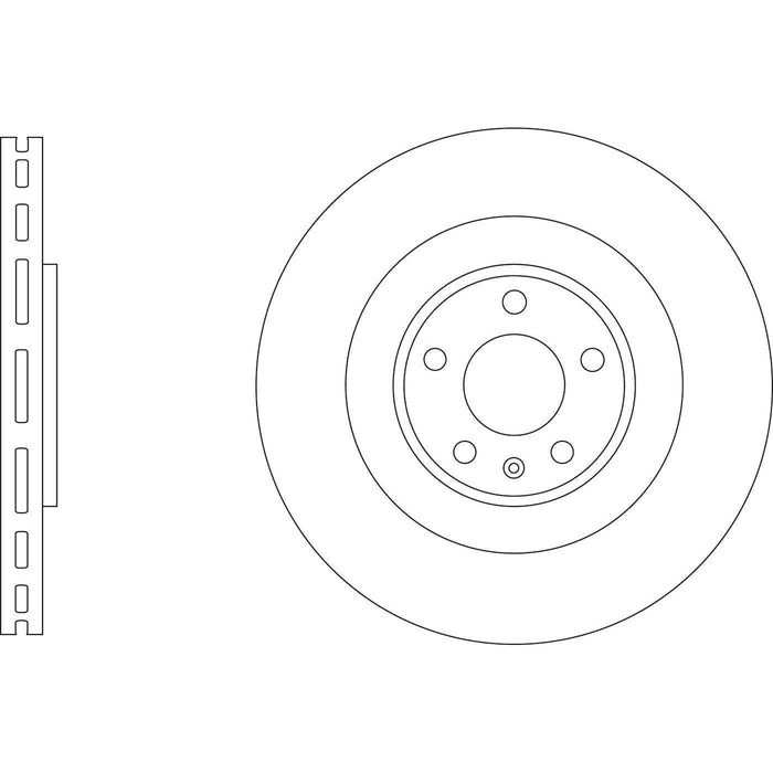 Apec Brake Disc Rear Fits Audi A8 E-Tron Q7 Q8 Sq7